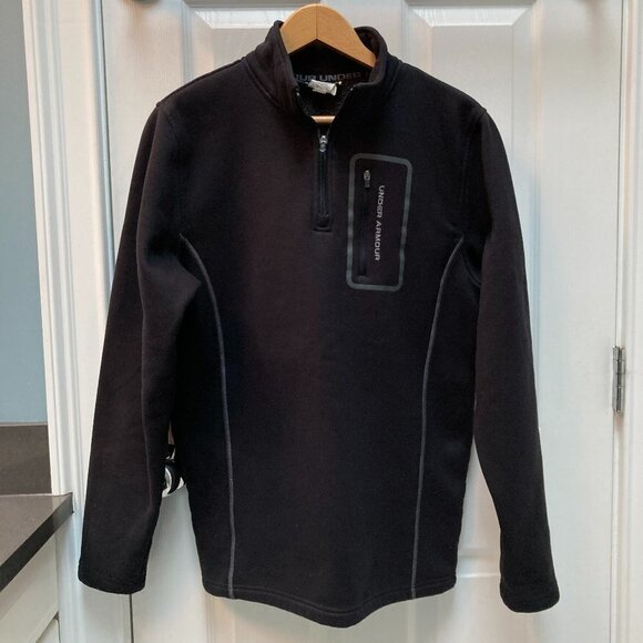 Under Armour 1/4 zip Loose Lined Long Sleeve Pullover Size Small - Picture 1 of 5
